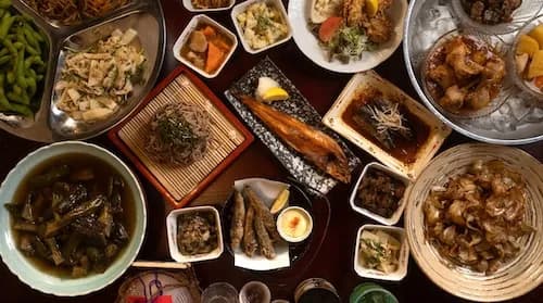 泡盛と干物 魚天